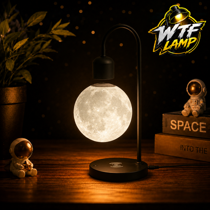 Floating Moon Lamp with Wireless Phone Charging