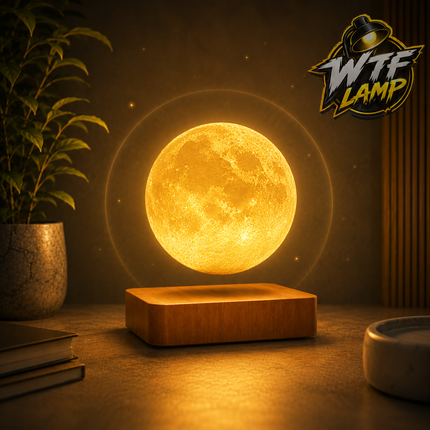 Rotating Levitating Moon Lamp