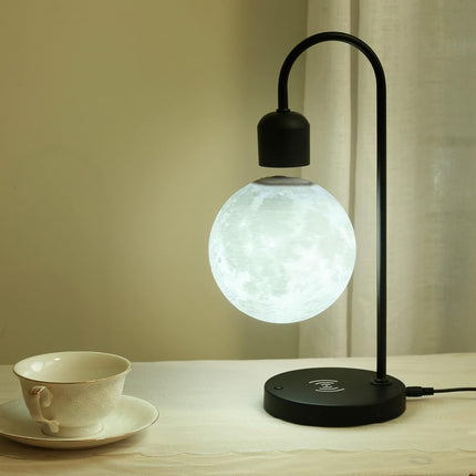 Floating Moon Lamp with Wireless Phone Charging