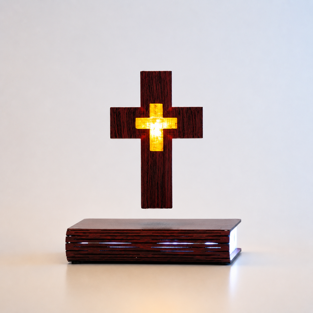 Floating Cross Lamp