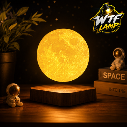 Rotating Levitating Moon Lamp